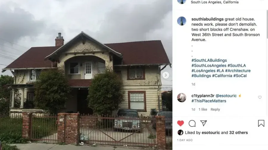 That’s right, it came from somewhere else. Figueroa south of downtown used to be full of grand homes, once upon a time (like, say, this one). And Martin Bekins’s house at 1341 South Figueroa St, built