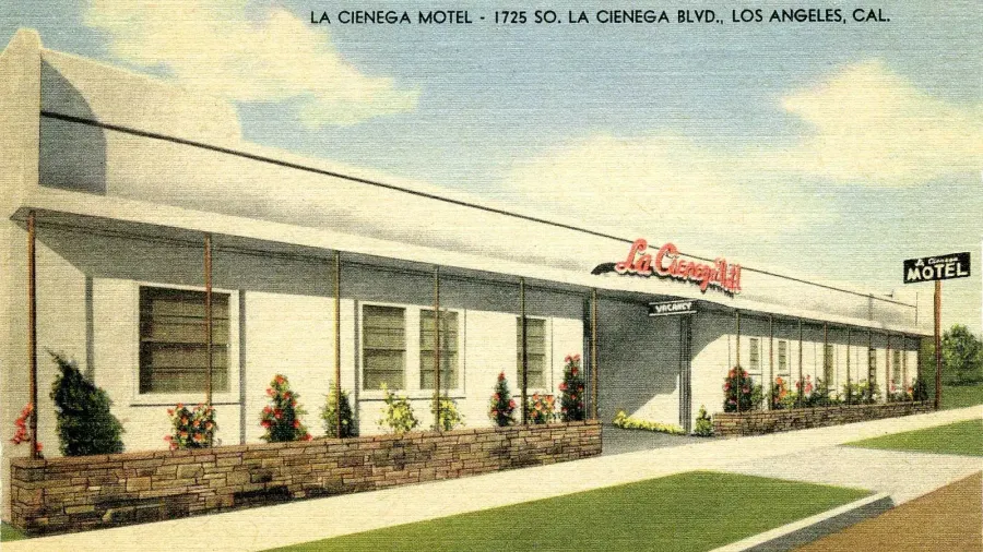 It makes Nathan sad when any 1946 motel is demolished. The La Cienega Motel may have been remodeled away from its original glory, but it's still a piece of postwar Los Angeles — and it's still going down.